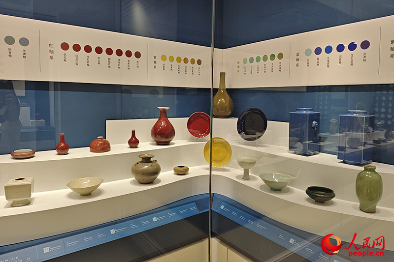 該館收藏的瓷器。人民網(wǎng)記者 孫一凡攝